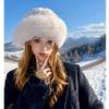 Зимние женские шапки, однотонные, ветрозащитные, меховые шапки-ведра, толстые, теплые, модные, монгольские, из искусственного меха, плюшевые, рыболовные шапки для отдыха на природе