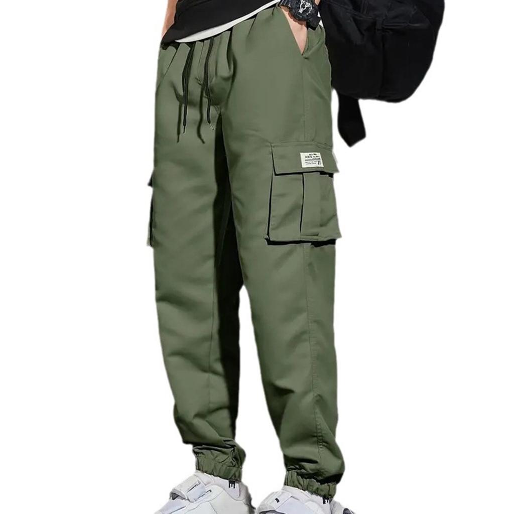 Casual Sports Pants Men's Loose Long Panel Fitness Running Training Pants