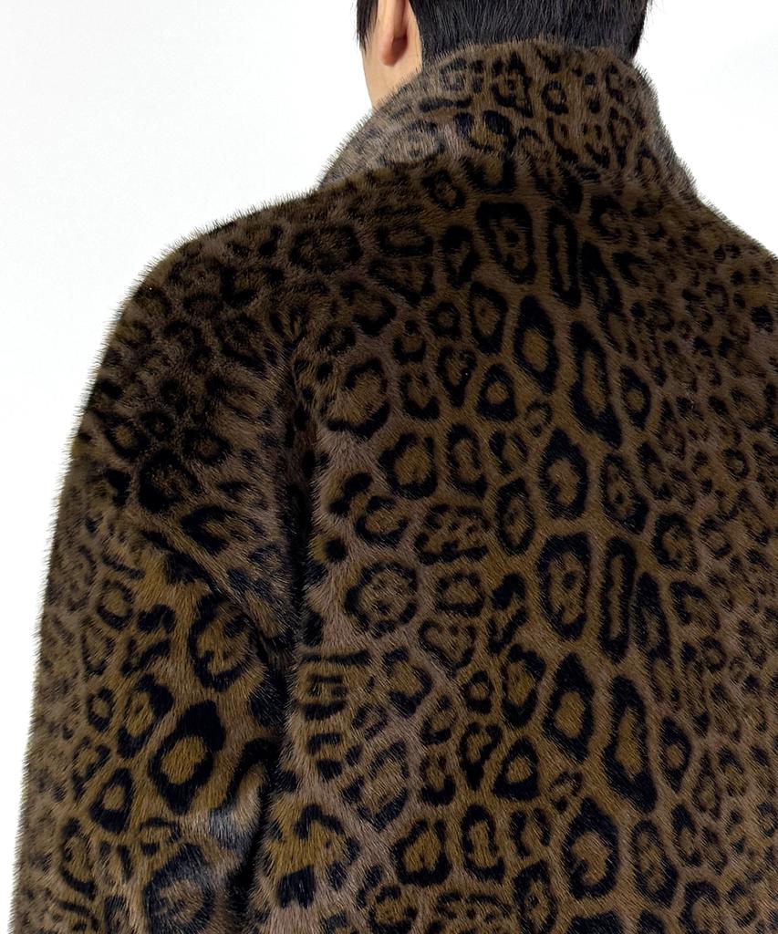 A Made Animal Over Fur Jacket (Brown)