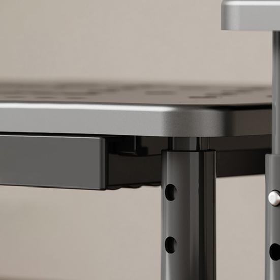 Подставка для монитора компьютера из холоднокатаной стали, вентилируемая подставка для монитора с ящиком, 3-уровневая регулировка высоты, для ноутбука