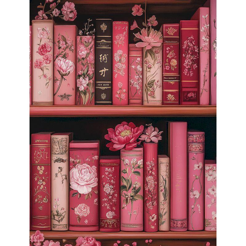 GATYZTORY Diy Painting By Numbers Flower Book Landscape Coloring By Numbers Artwork Diy Gift Paint Kit On Canvas Paint Set