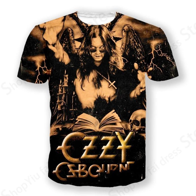 Футболка Rock Band Оззи Осборн 3D Печать Мужская Женская Мода