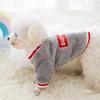 Фланелевая одежда для собак осень и зима наклейки вышитый плюшевый мишка маленькая собака двухногая флисовая одежда для питомца