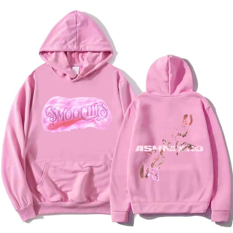 ХУДИ BUCKTOOTH SMOOCHIES С ГРАФИЧЕСКИМ ПРИНТОМ ASHNIKKO Модные толстовки с длинным рукавом и капюшоном Уличная одежда Женская одежда