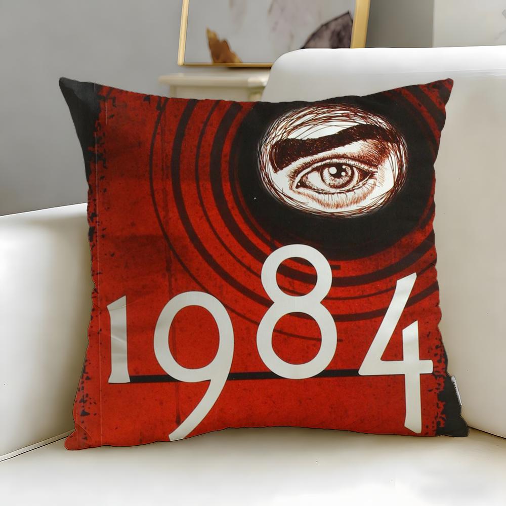 Классический роман «1984» Наволочка Мягкая Легко стирающаяся Наволочка Универсальная для Дивана Кровати Путешествий и Офиса