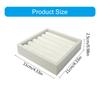 Velvets Jewelry Organizer Tray Elegant Ring and Earring Display Stand Drawer Small Accessories Storage Container