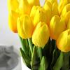 10шт домашний декор для вечеринки искусственные настоящие тюльпаны из искусственной кожи