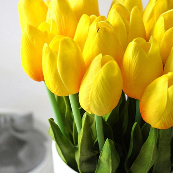 10шт домашний декор для вечеринки искусственные настоящие тюльпаны из искусственной кожи