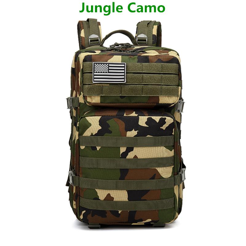 Camouflage Army Backpack Men Military Tactical Bags Assault Molle Backpack Hunting Trekking Rucksack Waterproof Bug