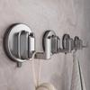 1/2 Pcs Strong Vacuum Suction Cup Hooks Wall Mounted Bathroom Clothes Hanger Shower Hooks