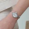 Серебряный многослойный браслет-часы женские Owel. ST5071SSS