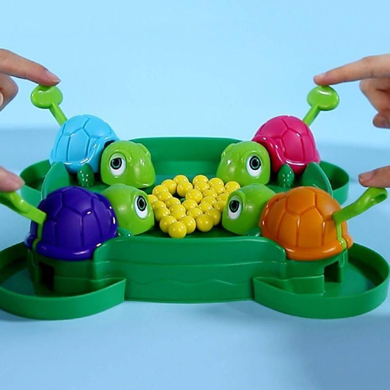 Творческая игра «Маленькая черепаха, хватающая мячики», интерактивные развивающие игрушки для родителей и детей
