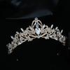 Bridal Accessories Wedding Dress Style Headwear Birthday Party Crown Headband Black High-end Performance Hair Accessories Crown