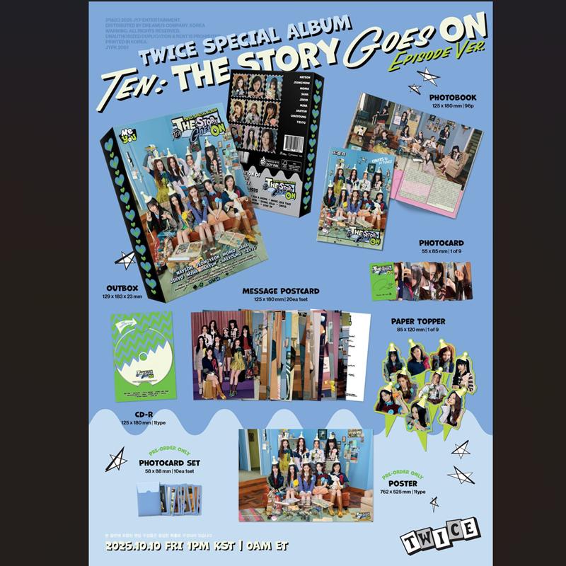 Twice СПЕЦИАЛЬНЫЙ АЛЬБОМ - [TEN: История продолжается] ЭПИЗОД Вер. (+Онлайн-выгода)
