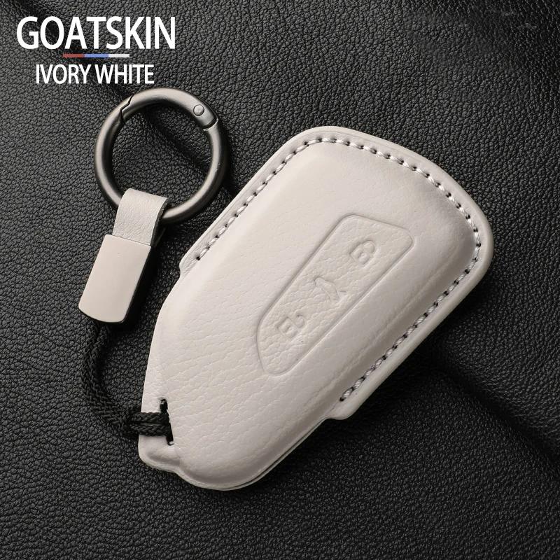 Чехол-обложка для автомобильного ключа Kmkm из кожи для Vw Volkswagen Golf 8 Mk8 Id.3 Id.4 Cupra Skoda Octavia Seat Mk4 Formentor Tarraco