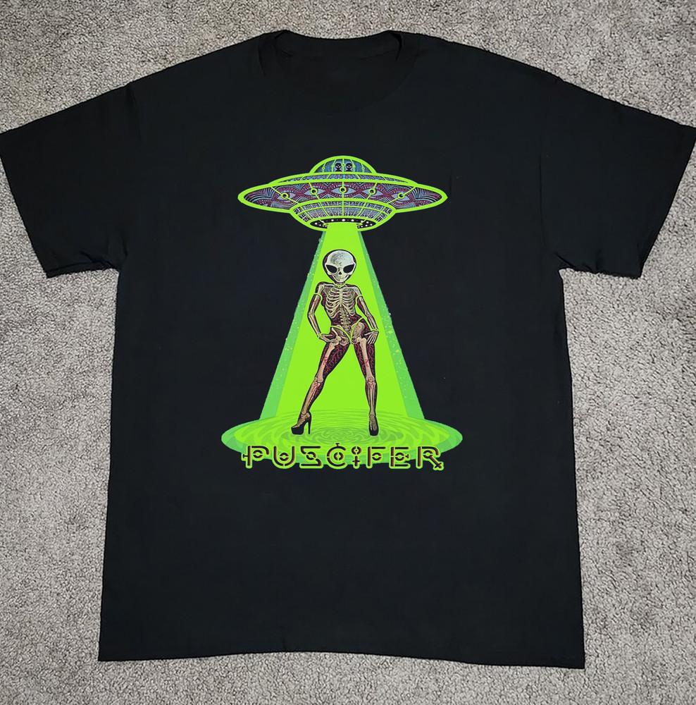 NEW Puscifer Band Poster Album Short Sleeve Black All Size TShirt KK133 Unisex T-Shirt