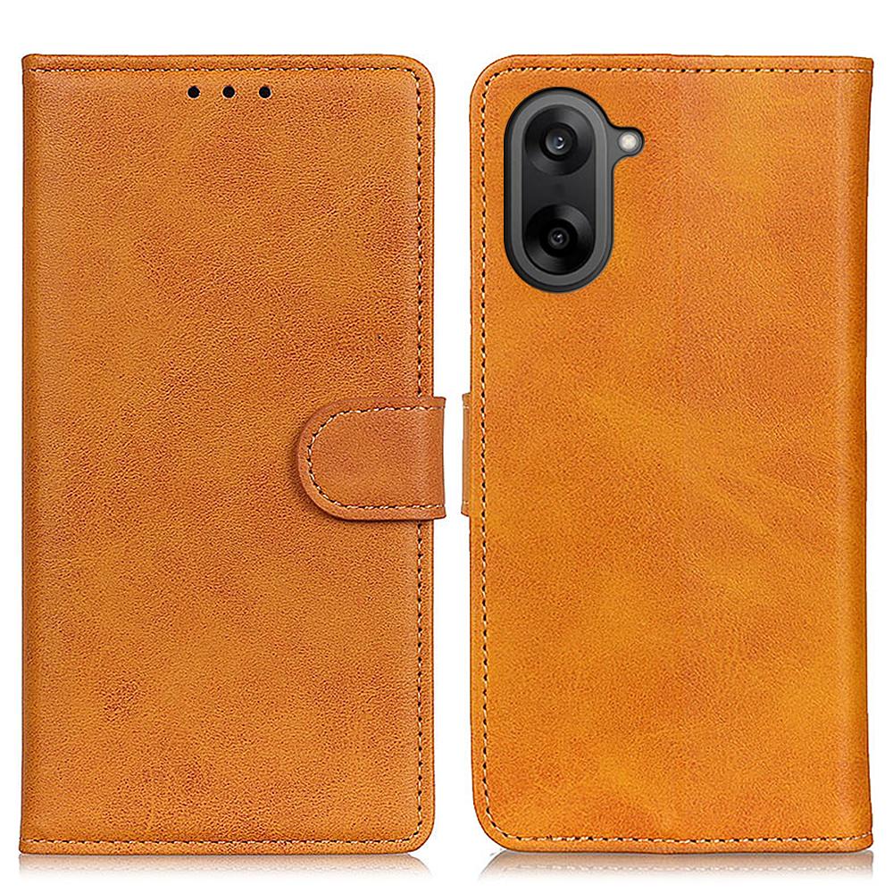 For OnePlus Nord CE5 5G Case Cowhide Texture Leather Wallet Stand Phone Cover