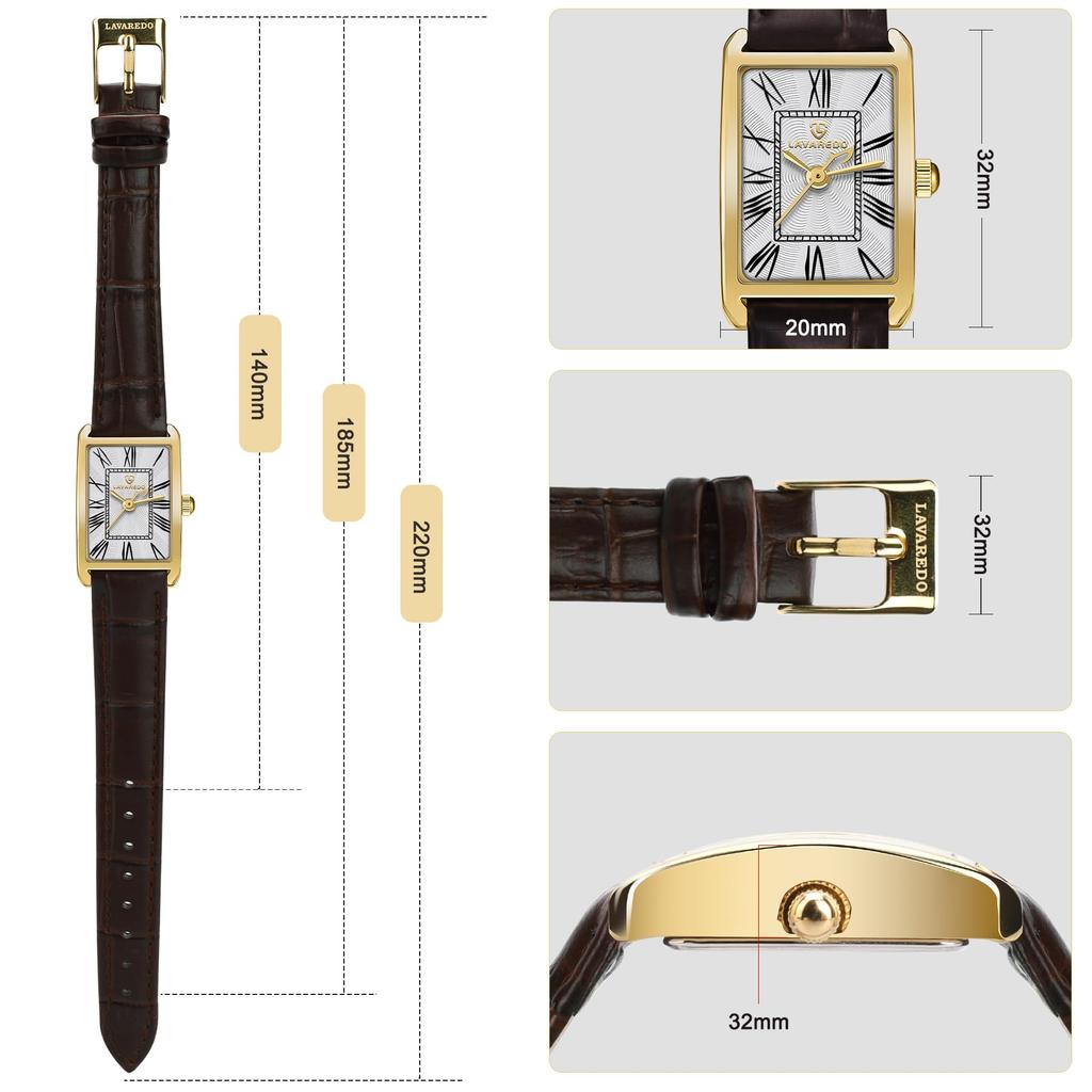 Аналоговые кварцевые кожаные водонепроницаемые квадратные часы для ежедневного подарка, женские часы, дисплей, ремешок, тонкие, стильные, часы, простые, женские,