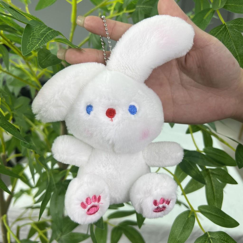 Очаровательный плюшевый кролик и брелок-подвеска в виде медвежонка с мягким коротким мехом для милых аксессуаров