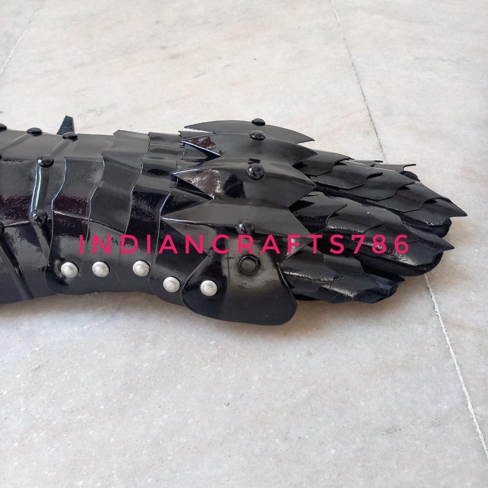 Medieval Steel Nazgul Gloves Costume Gauntlets Armor