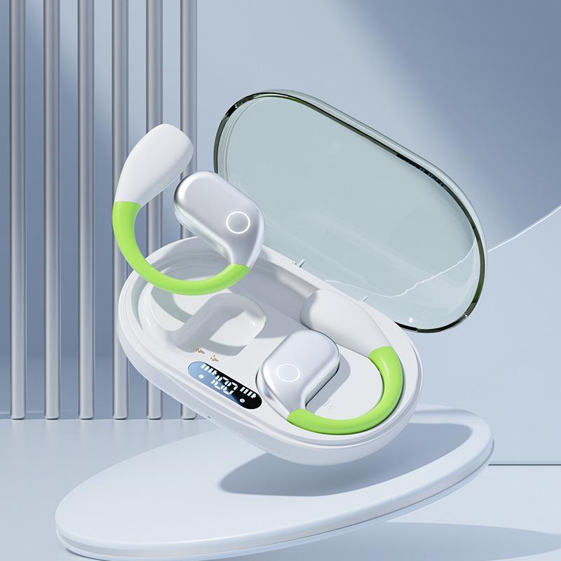 2025 Костная проводимость Bluetooth Наушники-крючки: Длительное время работы от аккумулятора, Шумоподавление, Идеально для спорта и бега