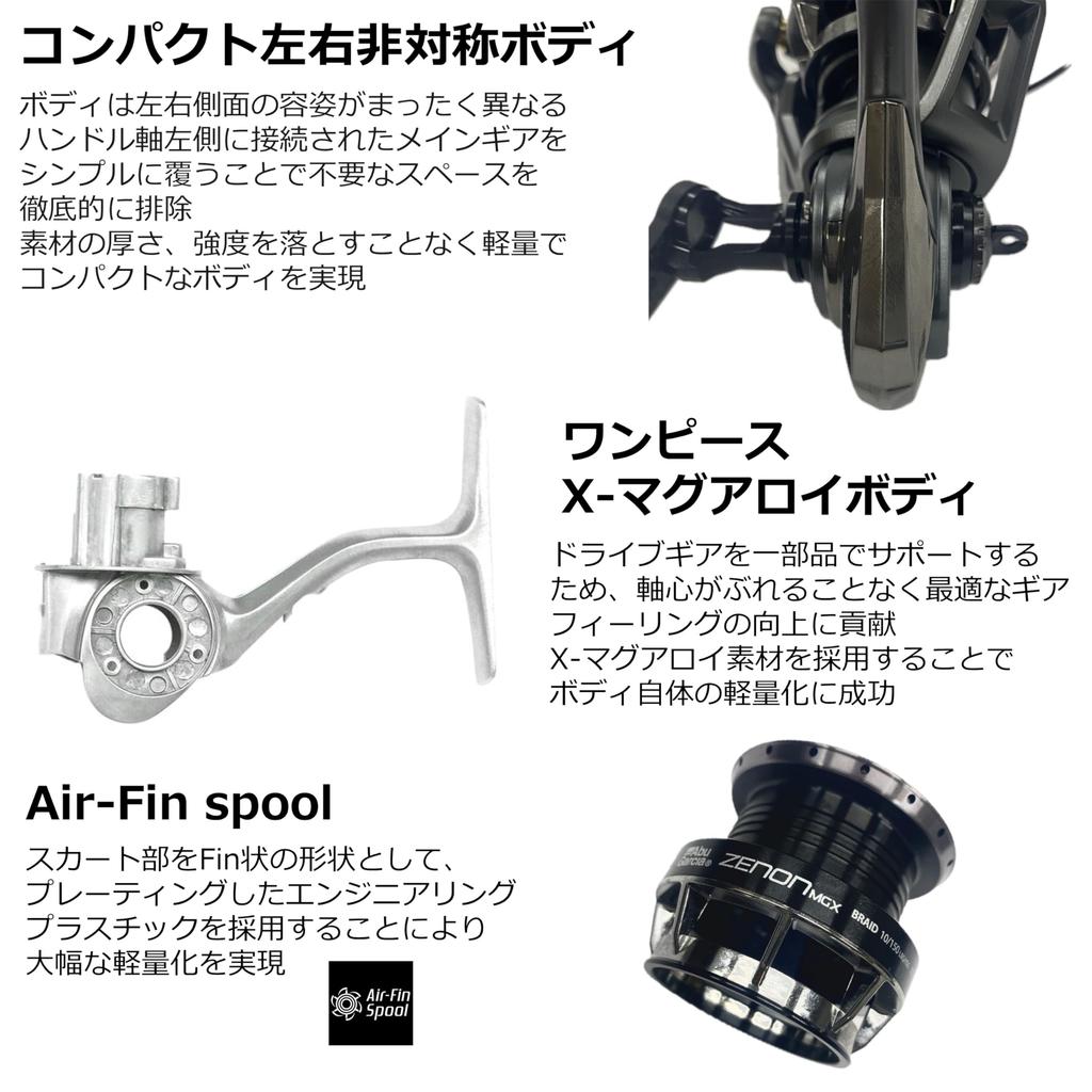 Abu Garcia Zenon ZENON 3000MS Middle Shallow Spool Salt Compatible Spinning Reel (Abu Garcia) MG-X