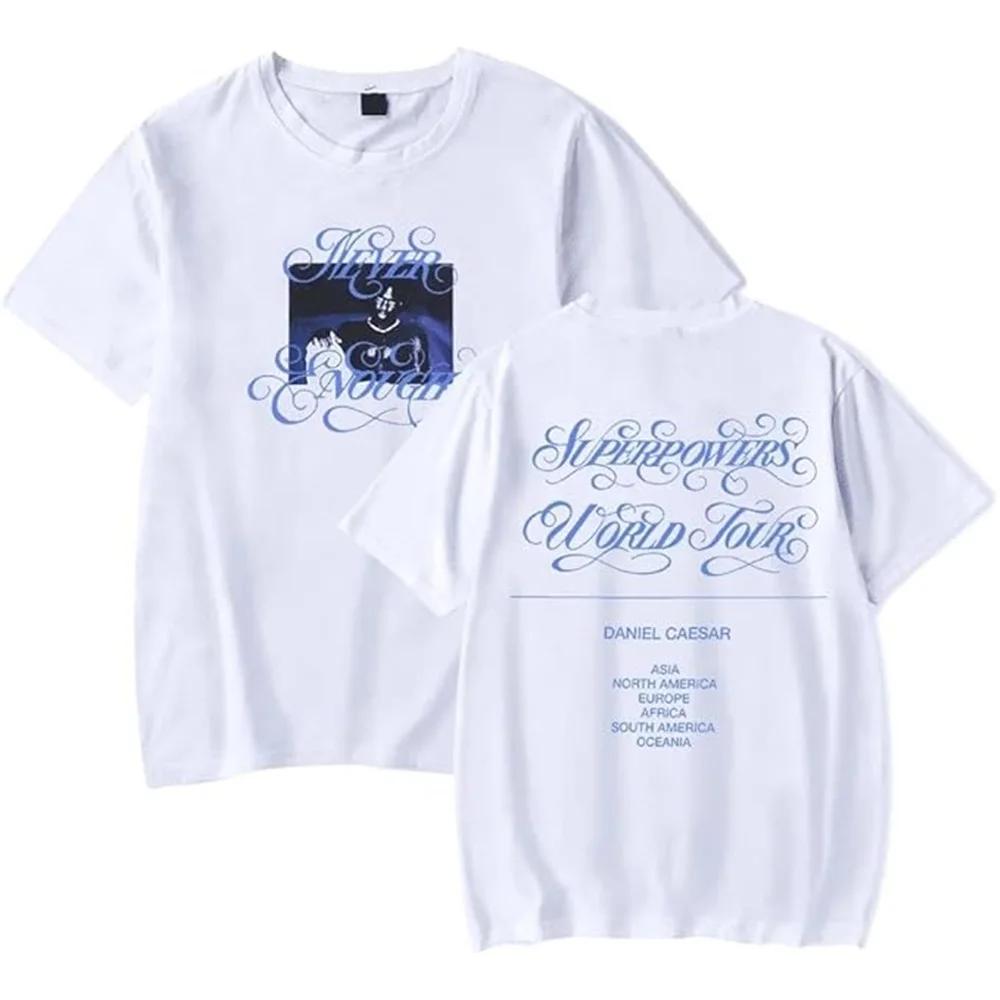 Daniel Caesar Tour 2025 Tshirt Women Unisex Casual Short Sleeve Printed Fashion Summer Tops Tee