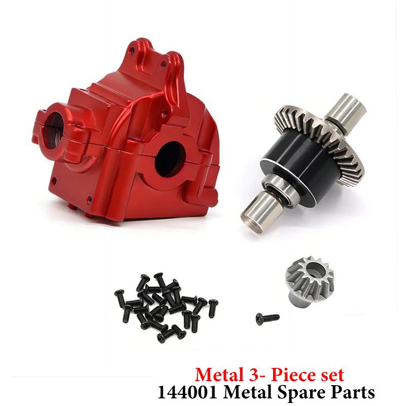 WLtoys 1/14 Red 144001 144010 144002 124017 124019 RC Car Metal Upgrade Parts Collection Car Accessories Rc Crawler Parts