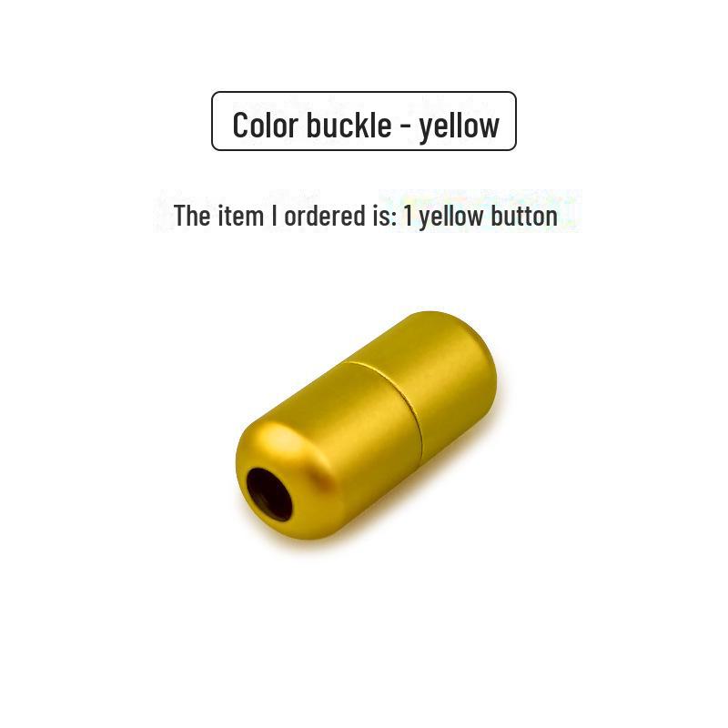 Алюминиевая пряжка для шнурков Capsule - металлический аксессуар для обуви No-Tie