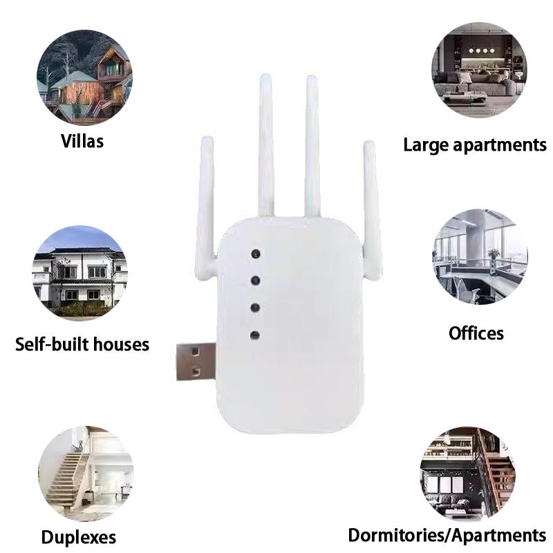 Новая распродажа 1 шт. WiFi-роутер с усиленным сигналом большой дальности, роутер 300 Мбит/с, беспроводной репитер, усилитель расширителя WiFi-сигнала 2,4 ГГц
