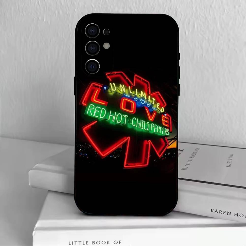 R-Red Hot Chili Peppers Чехол для телефона Черный Силиконовый Мягкий Для Samsung S25,S24,S21,S22,S23,S30,Ultra,S20,Plus,Fe,Lite