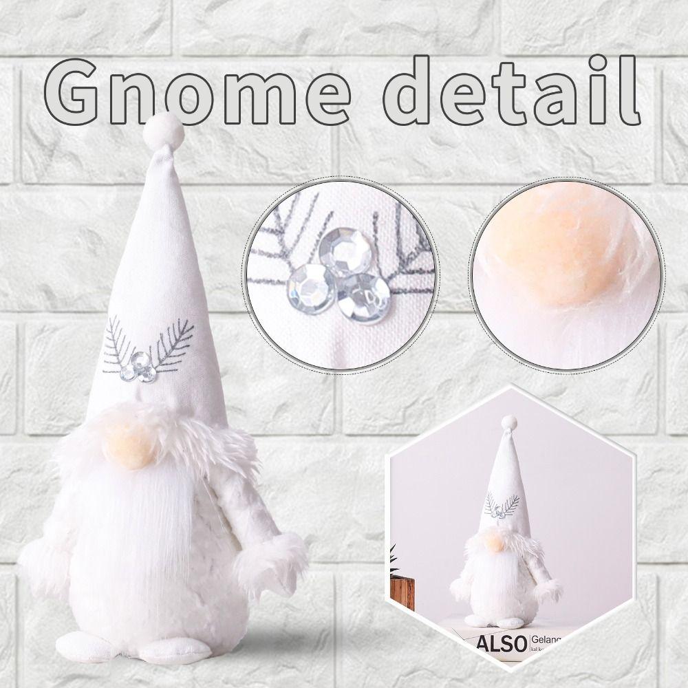 Soft Xmas Navidad Gifts Dwarf Cristmas Ornament Plush Christmas Faceless Doll  Home