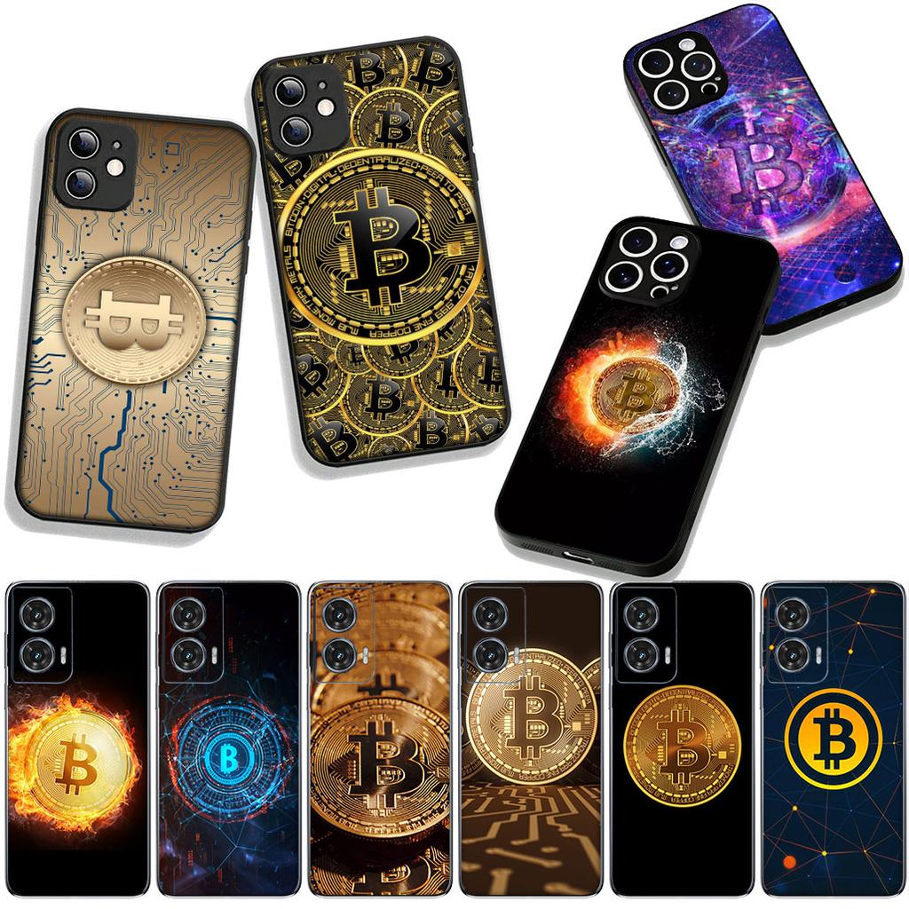 Phone Cover Bitcoin BTC for Motorola Moto G54 G05 G24 G45 G55 G75 G85 G15 G57 G86 Power Edge 50 30 Ultra Fusion neo Pro Case