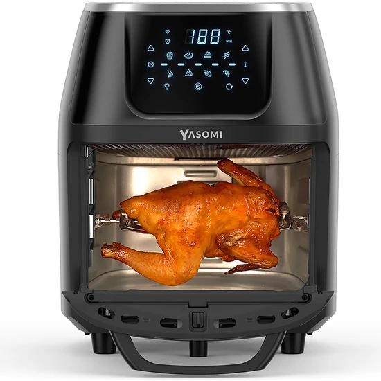 Yasomi Y88 Xxl Черный 1500 Вт 8-литровая аэрогриль