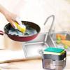 Dishwashing Detergent Press Kitchen Style Automatic Liquid Dispenser Scouring Pad Dishwashing Brush Pot Maker Soap Dispenser Box