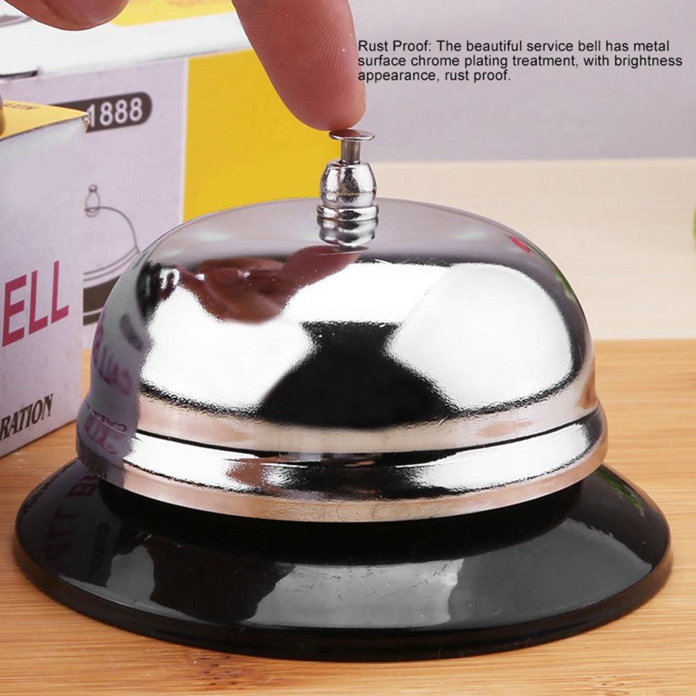 Clear Sound Service Bell Metal Structure Desk Bell Durable Call Bell Hotel