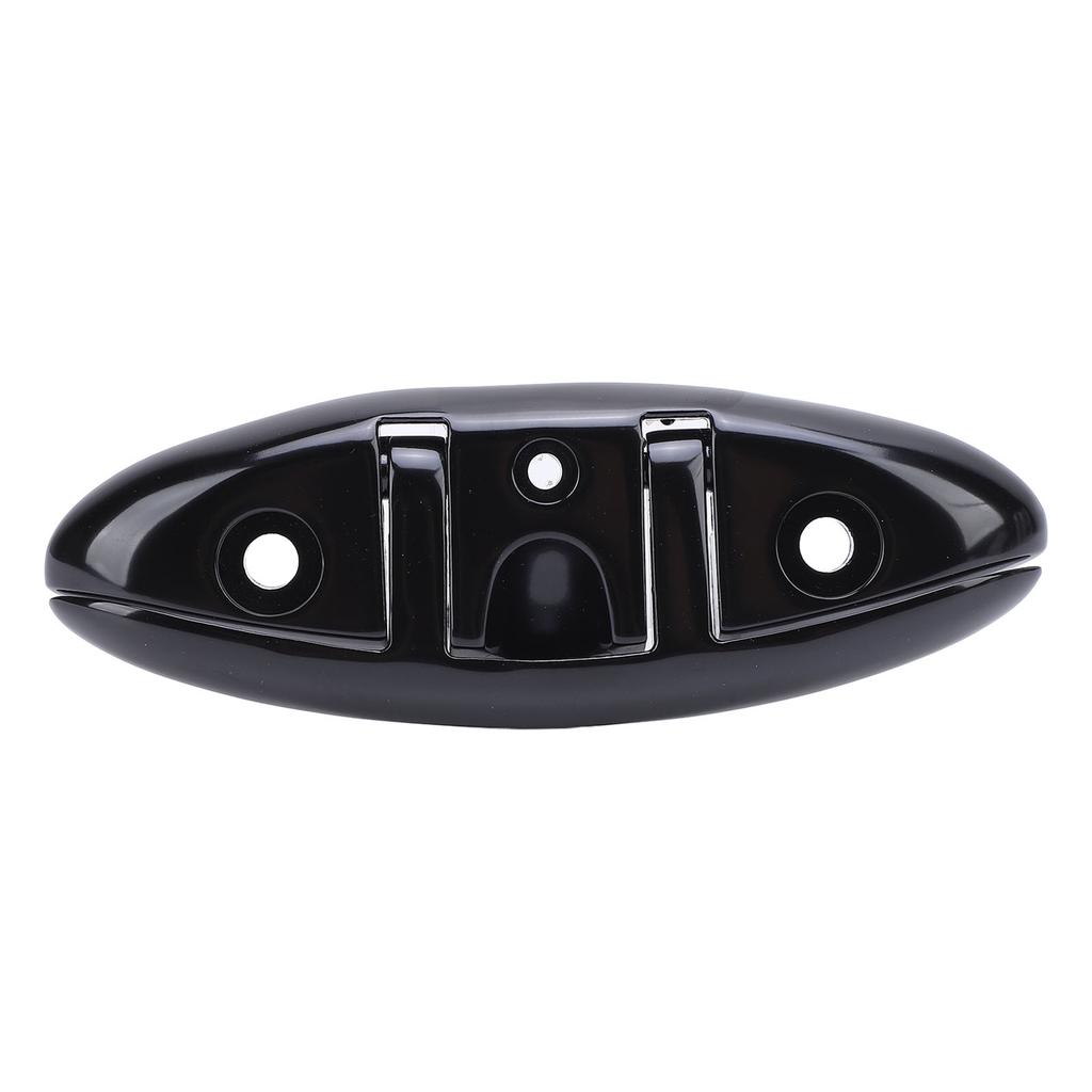 6-дюймовая складная швартовная утка из нержавеющей стали 316, морские швартовные утки для троса, сверхпрочные, с черным покрытием, швартовные утки для яхты, автодома