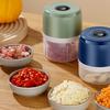 Yousheng Electric Mini Garlic Chopper USB Rechargeable Meat Grinder Stainless Steel Food Processor 100ml/250ml Multifunctional Meat Grinder