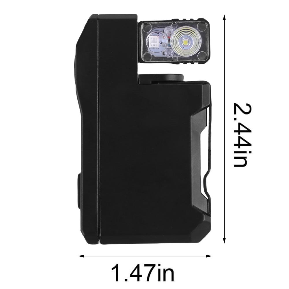 G5 EDC Flashlight 400 Lumens Portable Mini Pocket Flashlights 3Mode EDC Flashlight USB Rechargeable Torch Light Camping Headlamp