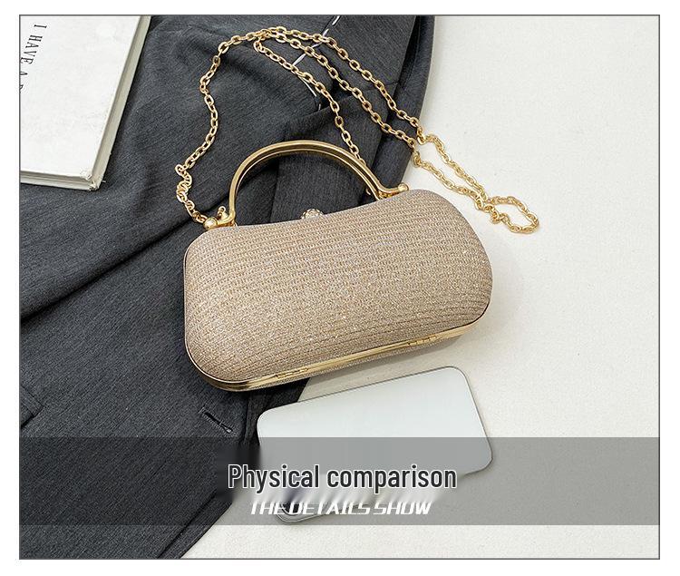 Трендовая вечерняя сумка через плечо кроссбоди 2025 года с дизайном в виде цепочки