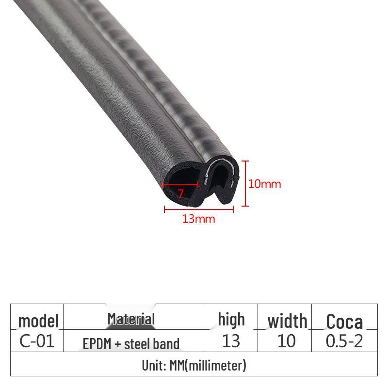 Уплотнительная лента из EPDM-резины для шкафов - Пылезащитная, водонепроницаемая, противоударная лента для механических электрических коробок