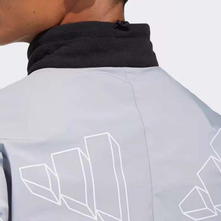 adidas Ветровка тканая куртка на молнии мужская куртка черная GP1830