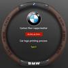 Для BMW M X1 X3 X5 X6 X7 G01 G02 G20 E90 E91 E39 E46 F01 F02 F10 F15 F20 F25 F30 E60 E70 Чехол на руль из углеродного волокна