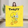 Пледы Looney Tunes Твити Милый Желтый Утенок Ультра Мягкие Пледы для Дивана 50x60 Дюймов Пледы и Покрывала Разных Размеров