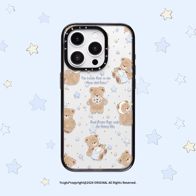 Cartoon Universal Bunny C Home Case Transparent for Apple 17promax Mobile Phone Case 15pro Double Layer 14Promax