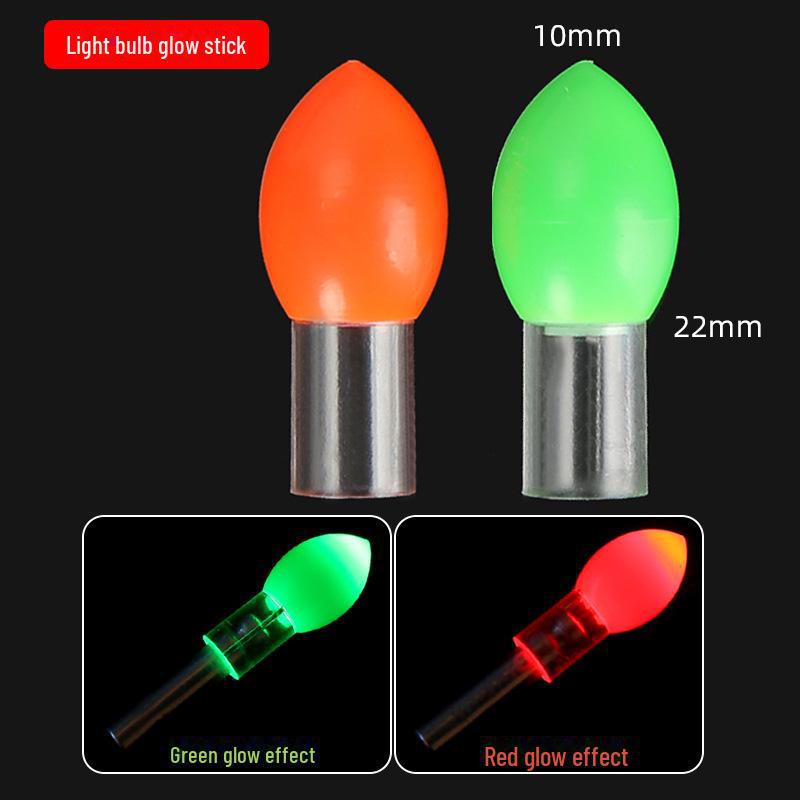 Электронная светящаяся рыболовная палка: Светящаяся головка и плавающая лампа для морской рыбалки