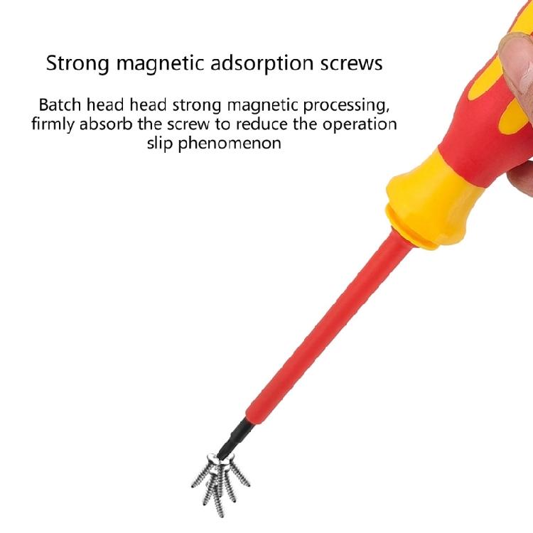 Insulated Screwdriver Set Strong Magnetic Adsorption Tip Easily Installation