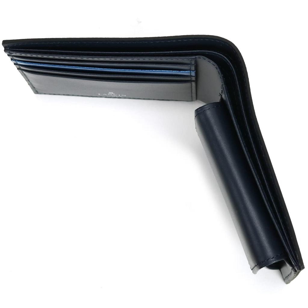 On Partial Accessory Bifold Wallet 555613 Blue [Lanvin Bleu] Men's