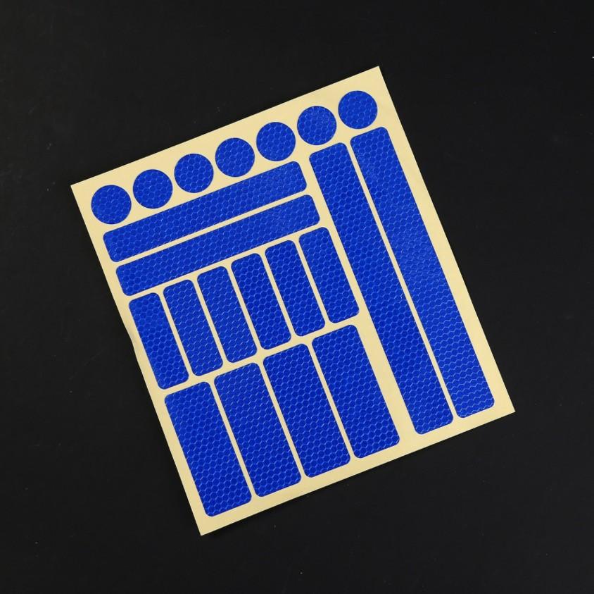 Автомобиль Мотоцикл Светоотражающие Наклейки Ночная Безопасность Предупреждение Отражающая Пленка Наклейка Украшения Велосипедное Колесо Отражатель Авто Аксессуары