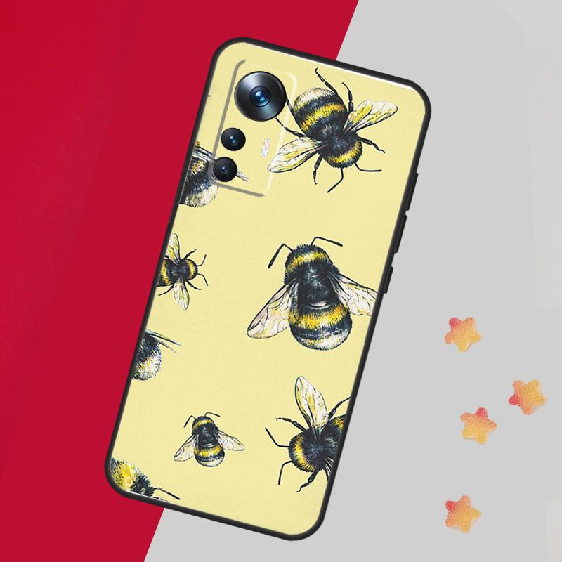 Чехол Мед пчелиный для Xiaomi 13T Pro 12T 11T 12 14 13 Lite 12X POCO F5 X3 X5 Pro X4 F4 M5 M5s F3